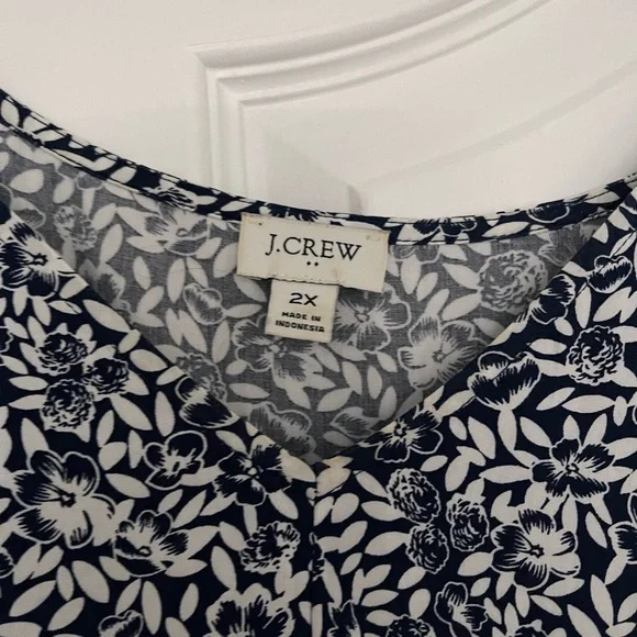 J.Crew Factory V-neck ruffle tiered dress - Picture 8 of 8